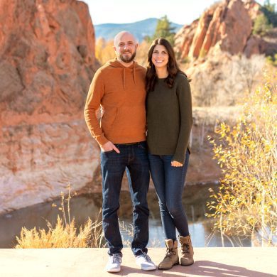 Katie and David